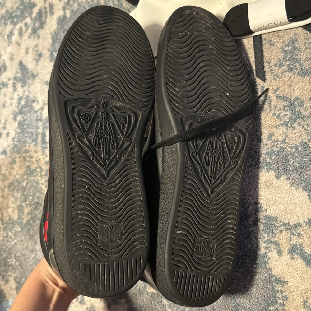 Men Ace Gucci Band Hight Top size 11 - Picture 3 of 5